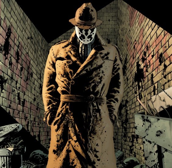 Открытки с Роршахом из Хранителей. Открытки с Роршахом скачать бесплатно.