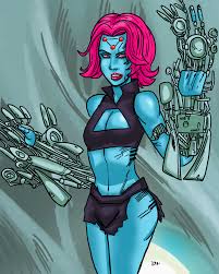 Открытки с Индиго из комиксов Вселенной ДС скачать бесплатно.