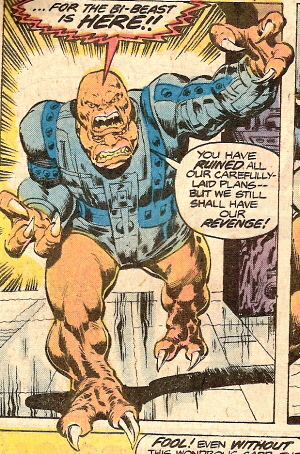 Открытки с Би - Зверем суперзлодеем из комиксов серии марвел.