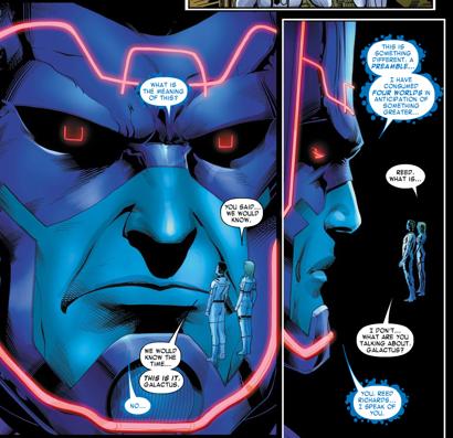 Открытки с Галактусом суперзлодеем из Вселенной Марвел скачать.