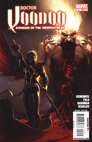 Открытки с Доктором Вуду суперзлодеем из комиксов Вселенной Марвел.