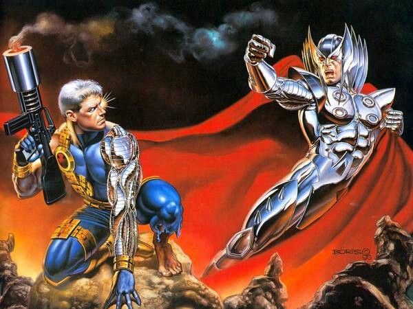 Открытки со Страйфом из комиксов Вселенной Марвел скачать бесплатно.