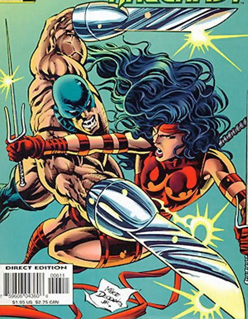 Открытки с Кулаком - Бритвой из комиксов Вселенной Марвел.   