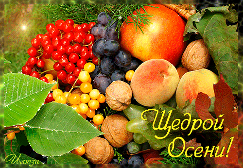 Открытки осень скачать бесплатно. Красивые открытки осень gif.