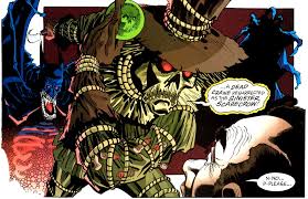 Открытки с Пугалом злодеем из комиксов про Бетмэна скачать бесплатно.