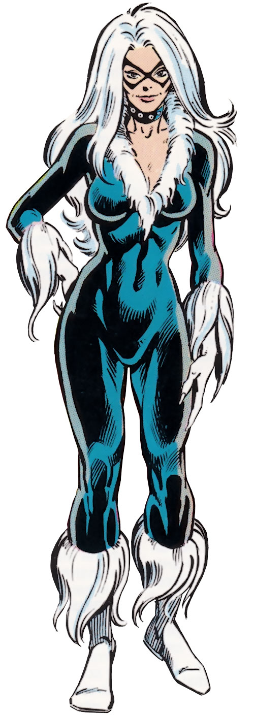 Открытки с Черной Кошкой из Спайдермена по комиксам Марвел. 