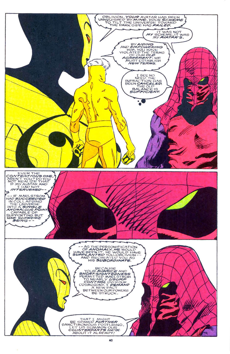 Открытки с Забвением Обливионом из комиксов Вселенной Марвел.