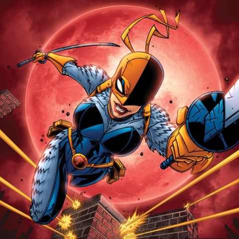 Открытки с Разрушительницей по комиксам ДС скачать бесплатно. 