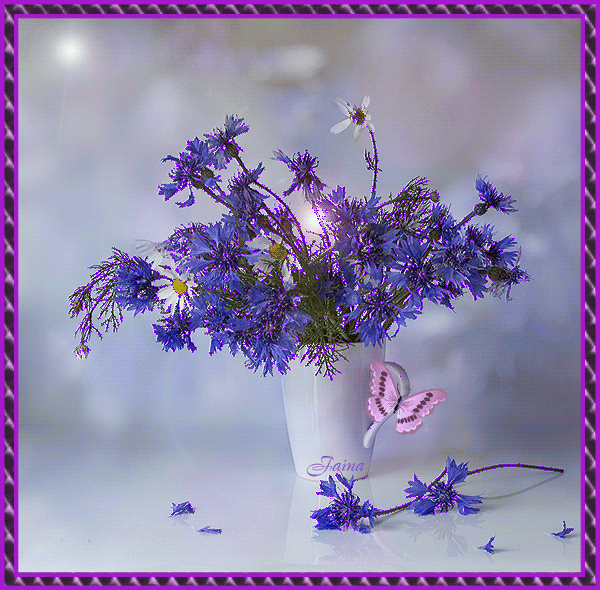 Открытки с букетом васильков скачать бесплатно. Открытки с букетом васильков ...