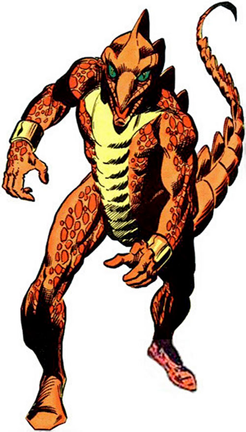 Открытки со Стегроном злодеем из комиксов Вселенной Марвел. 