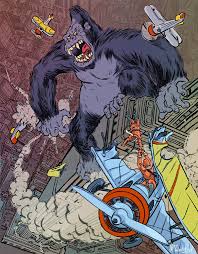 Открытки с Кинг - Конгом скачать бесплатно по комиксам Марвел.