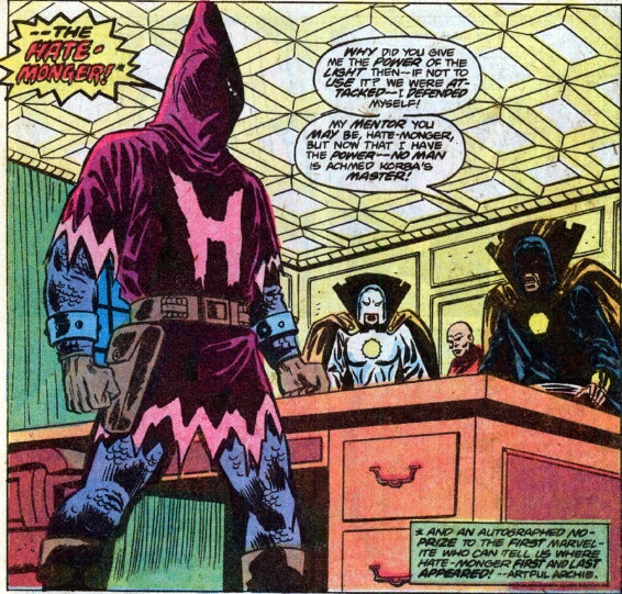 Открытки с Ненавистником суперзлодеем из комиксов Вселенной Марвел.