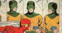 Открытки с Зеркальным Мастером из комиксов ДС скачать бесплатною.