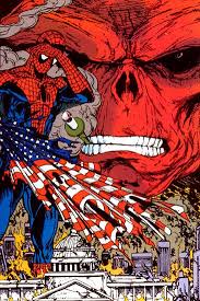 Открытки с Красным Черепом Иоганном Шмидтом из комиксов Марвел.