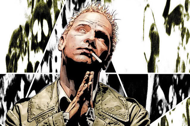 Открытки с Джоном Константином из Вселенной комиксов ДС скачать.