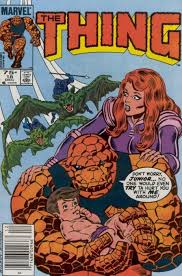 Открытки с Существом из Фантастической Четверки Вселенной Марвел.