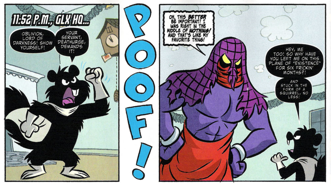 Открытки с Забвением Обливионом из комиксов Вселенной Марвел.