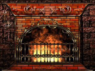 Открытки с камином анимационные. Открытки с камином gif.