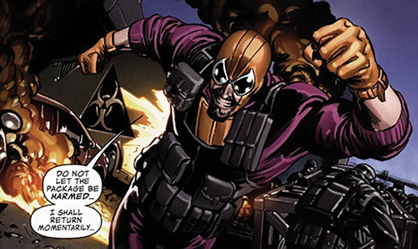 Открытки с Батроком - Прыгуном врагом Капитана Америки из комиксов.