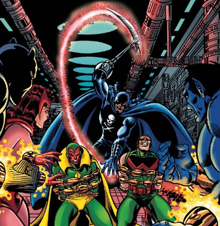 Открытки с Гримом Жнецом злодеем из комиксов Вселенной Марвел.