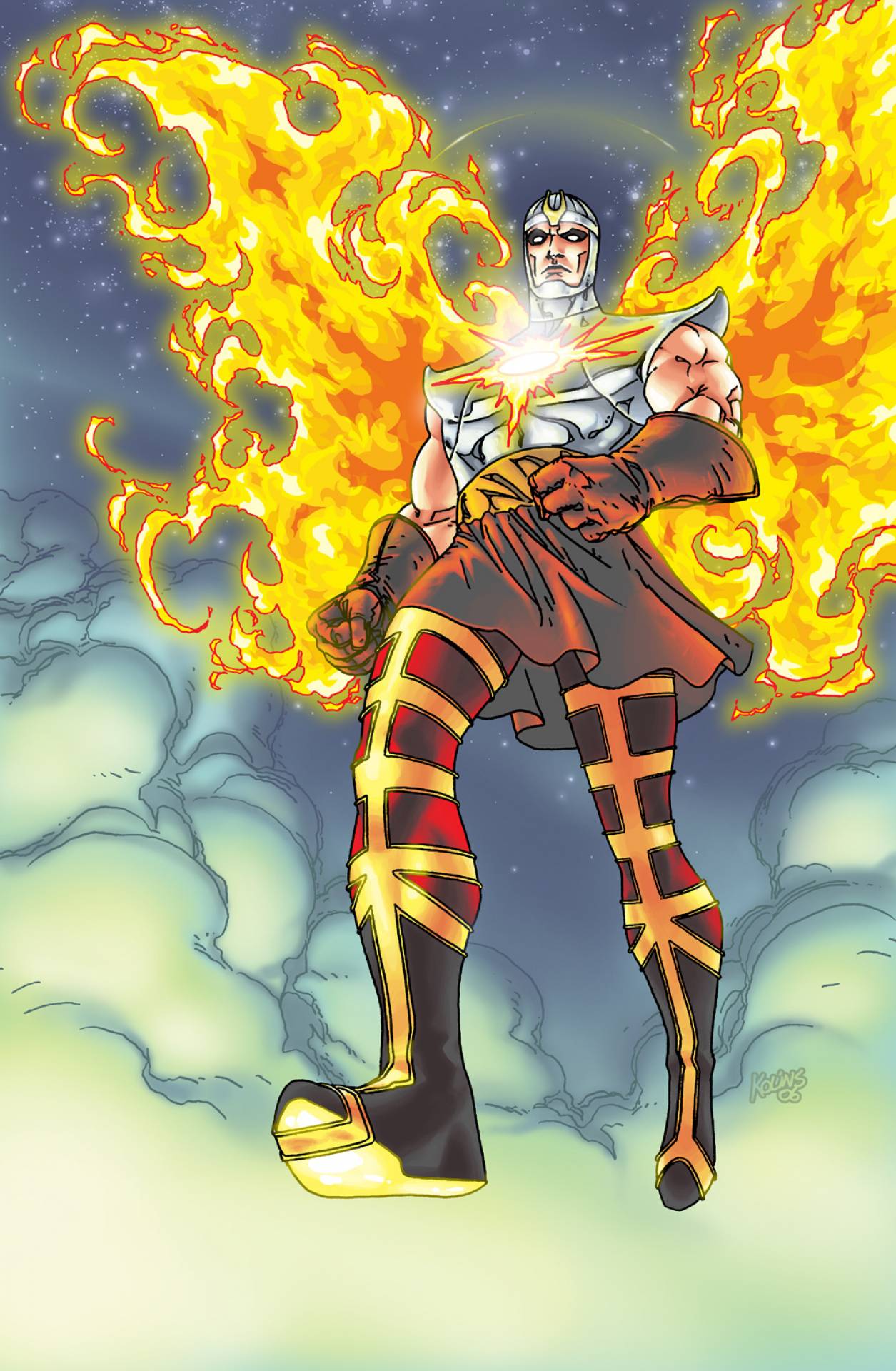 Открытки с Идущим по воздуху скачать бесплатно из  комиксов Марвел.