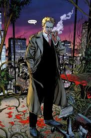 Открытки с Джоном Константином из Вселенной комиксов ДС скачать.