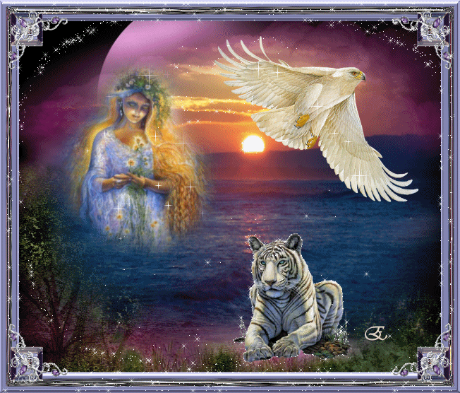 Открытки с белым тигром скачать. Открытки с белым тигром бесплатно.