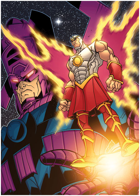 Открытки с Идущим по воздуху скачать бесплатно из Серии комиксов Марвел.