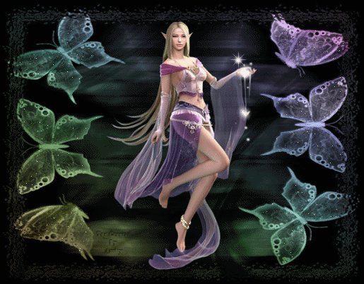 Открытки с эльфами с анимациями. Открытки с эльфами скачать бесплатно.