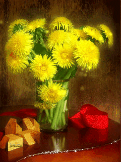 Открытки с желтыми одуванчиками скачать бесплатно. Открытки с желтыми одуванч...