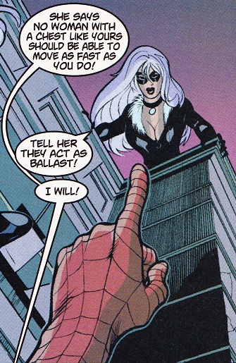 Открытки с Черной Кошкой из Спайдермена по комиксам Марвел. 