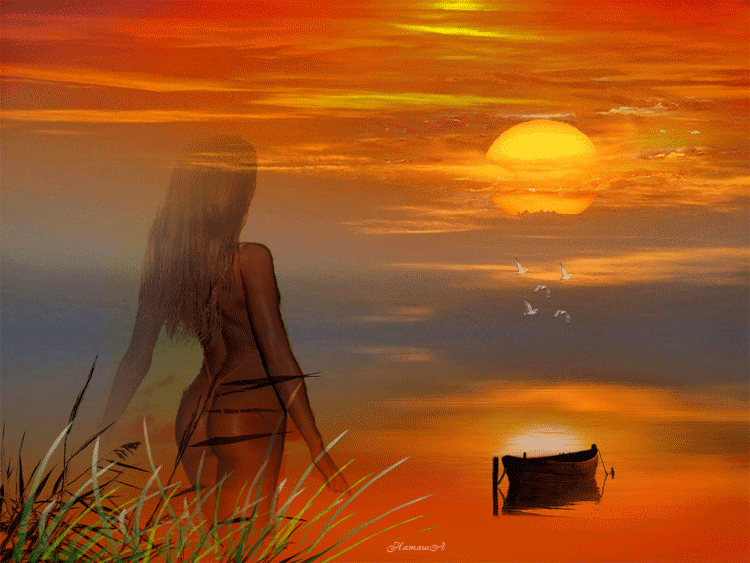 Открытки с закатом скачать бесплатно. Открытки с закатом gif.