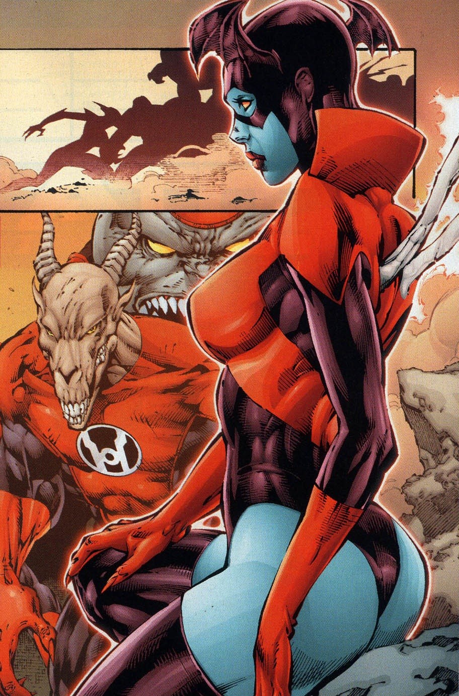 Открытки с Зилиусом Зоксом суперзлодеем из Вселенной комиксов ДС.