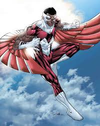 Открытки с Соколом из комиксов про Капитана Америку от Марвел.