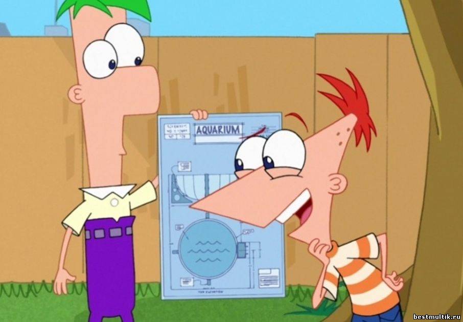 Открытки Финес и Фёрб скачать бесплатно. Открытки Финес и Фёрб анимационные.