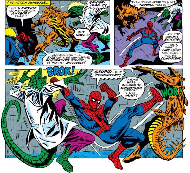 Открытки со Стегроном злодеем из комиксов Вселенной Марвел. 