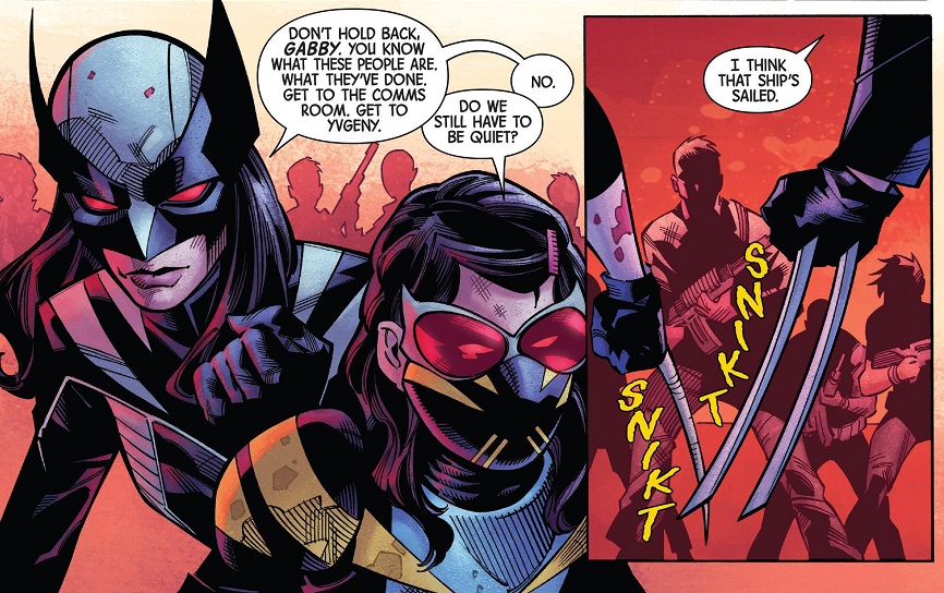 Открытки с Габриэлль Кинни из Сестёр по комиксам Вселенной Марвел.