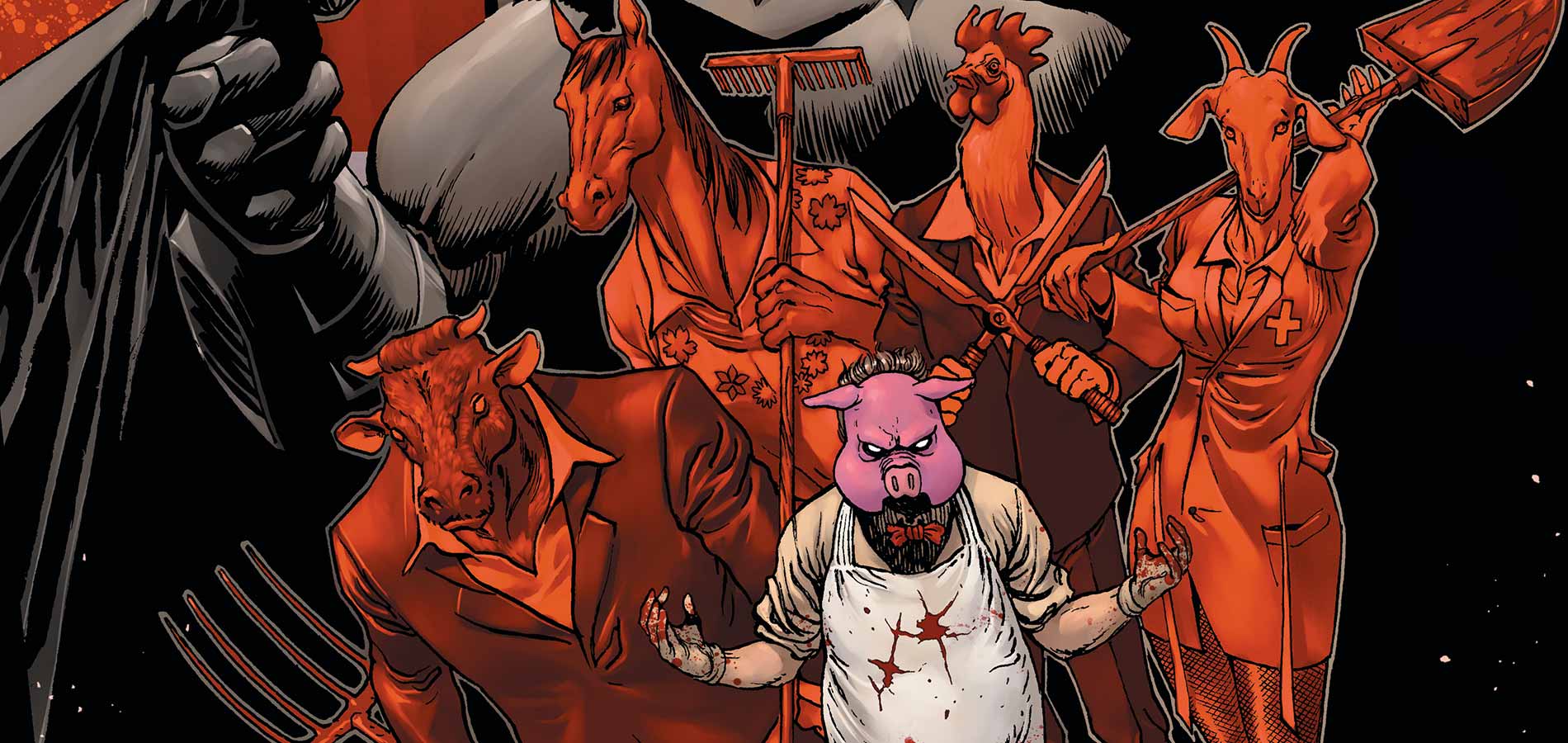 Открытки с Профессором Пигом по комиксам ДС скачать бесплатно.