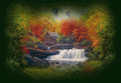 Открытки с осенним лесом скачать. Открытки с осенним лесом бесплатно.