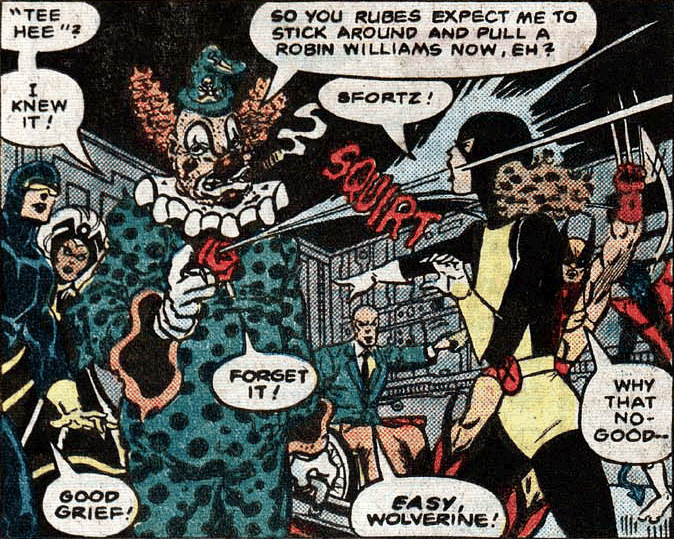 Открытки с Клоуном Врединой из комиксов Вселенной Марвел скачать.