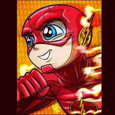 Открытки с Кид Флэшем скачать . Открытки с Кид Флэшем онлайн.