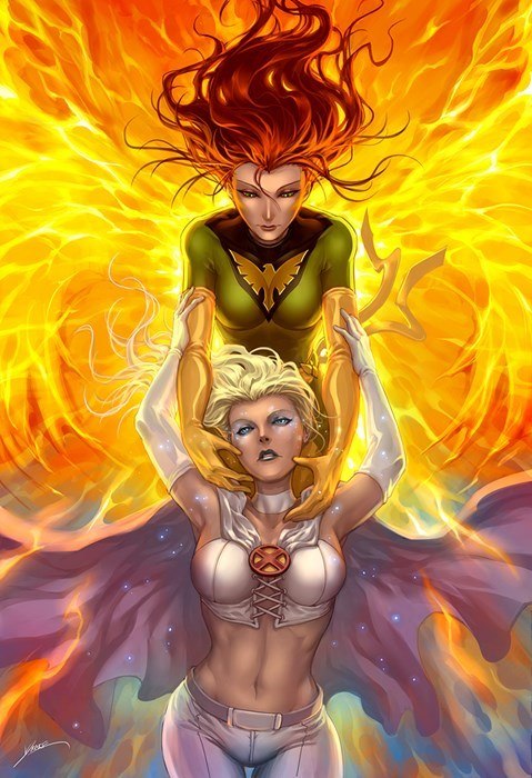 Открытки с Джин Грей скачать бесплатно. Открытки с Джин Грей для детей.