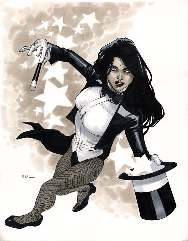 Открытки с Затанной скачать бесплатно из Вселенной комиксов ДС.