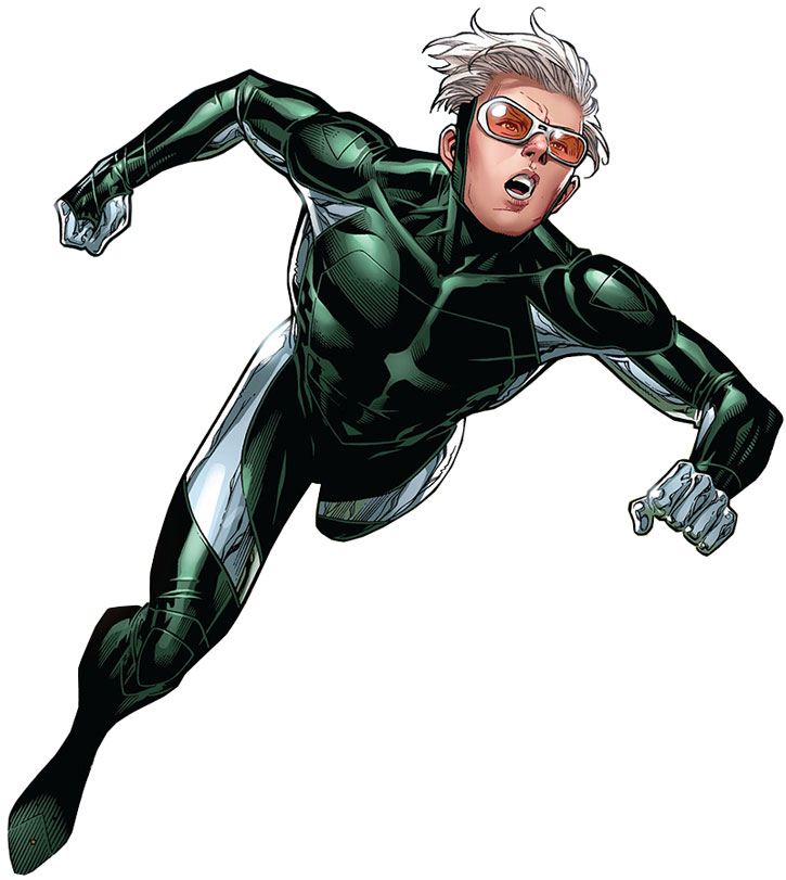 Открытки с супергероем Скоростью из комиксов Вселенной Марвел.