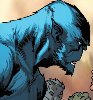 Открытки со Зверем из Людей Икс. Открытки со Зверем по комиксам.