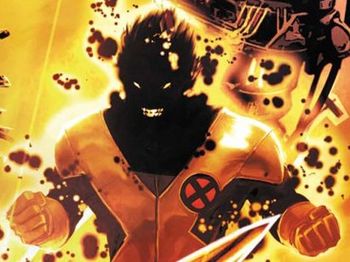 Открытки с Санфайером персонажем из комиксов Вселенной Марвел.