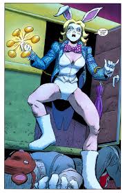 Открытки со злодейкой из Вселенной комиксов ДС ко Белым Кроликом.