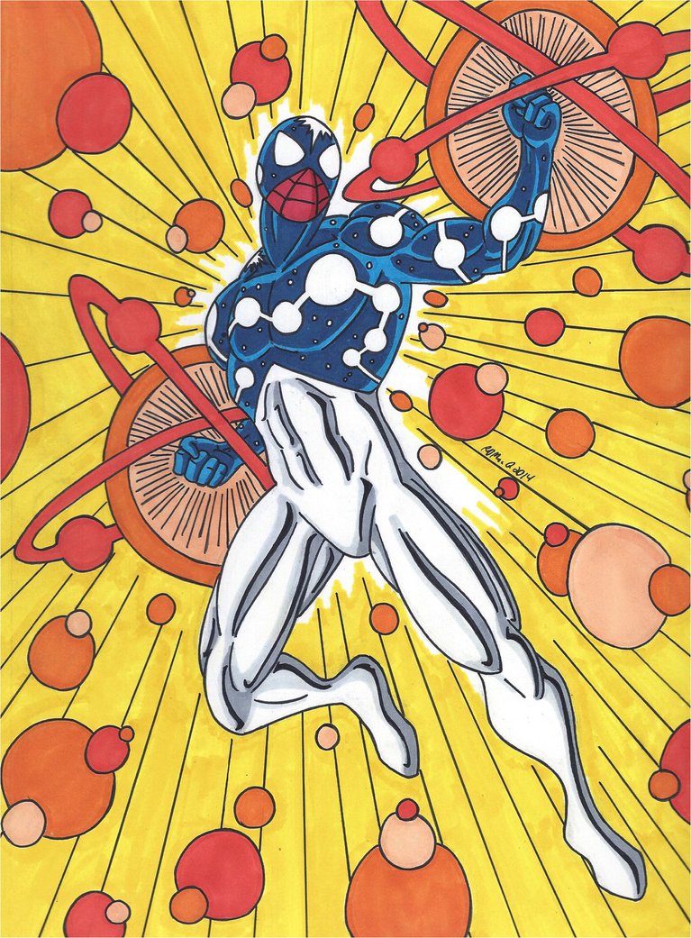 Открытки с Капитаном Вселенной из комиксов Марвел скачать бесплатно.