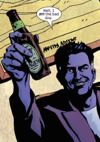 Открытки с Пурпурным Человеком злодеем из комиксов Марвел.  