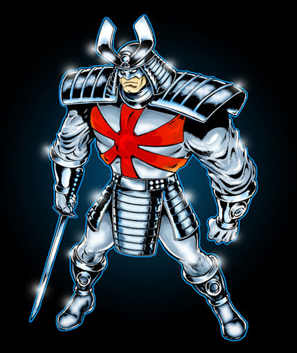 Открытки с Серебряным Самураем из комиксов Вселенной Марвел.